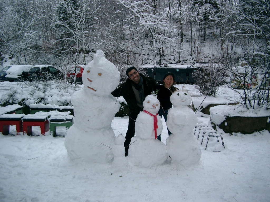 Postcard: my snow people