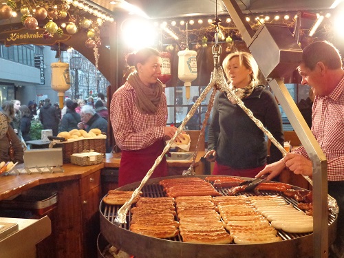 Eating at the German Christmas markets