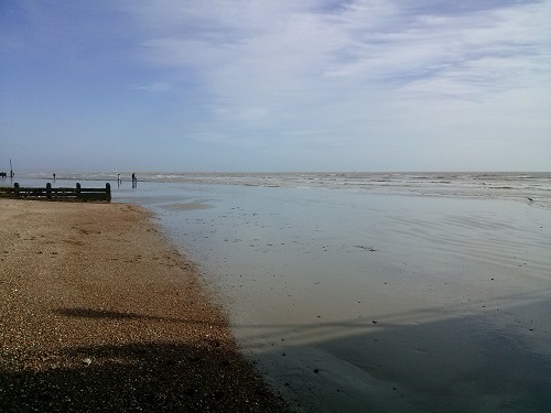 A spring day at the English seaside