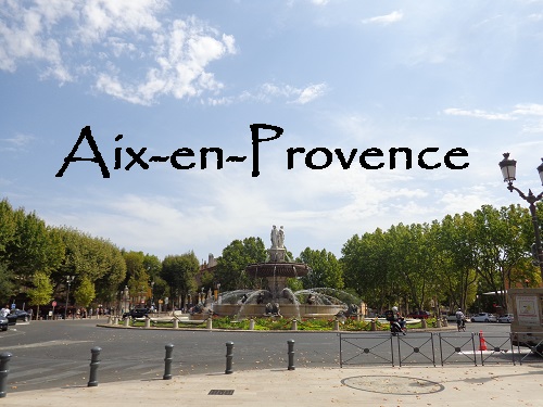 Visiting the delightful Aix-en-Provence
