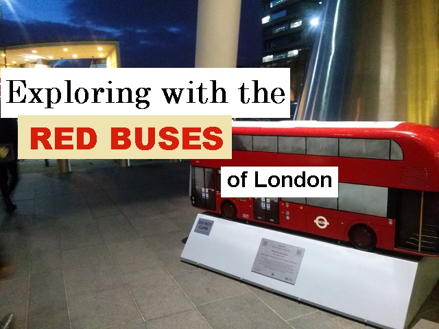 Touring with London’s red buses!