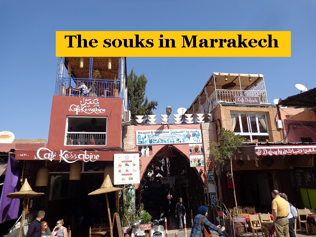 Lost in the souks in Marrakech